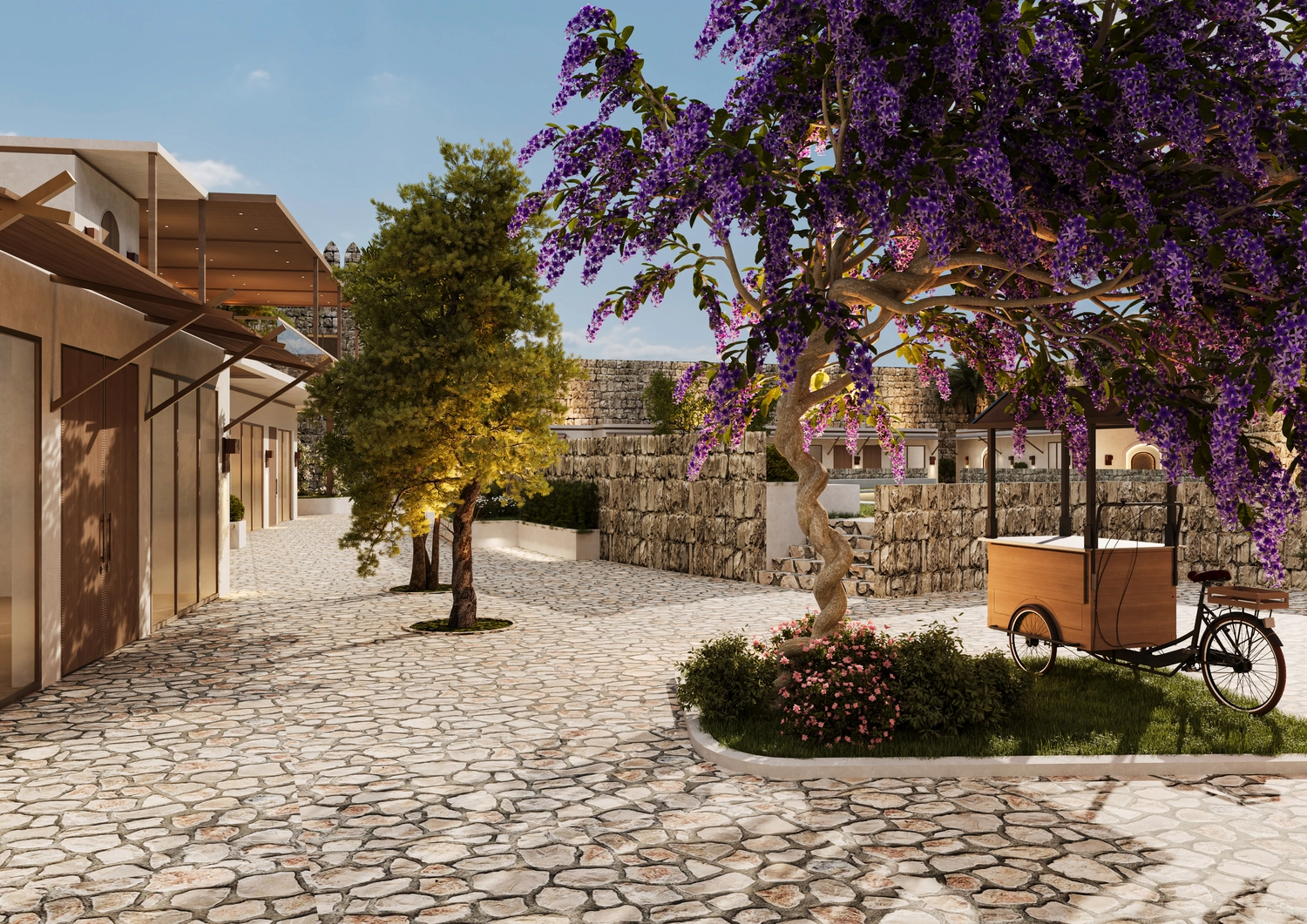 Courtyard interior